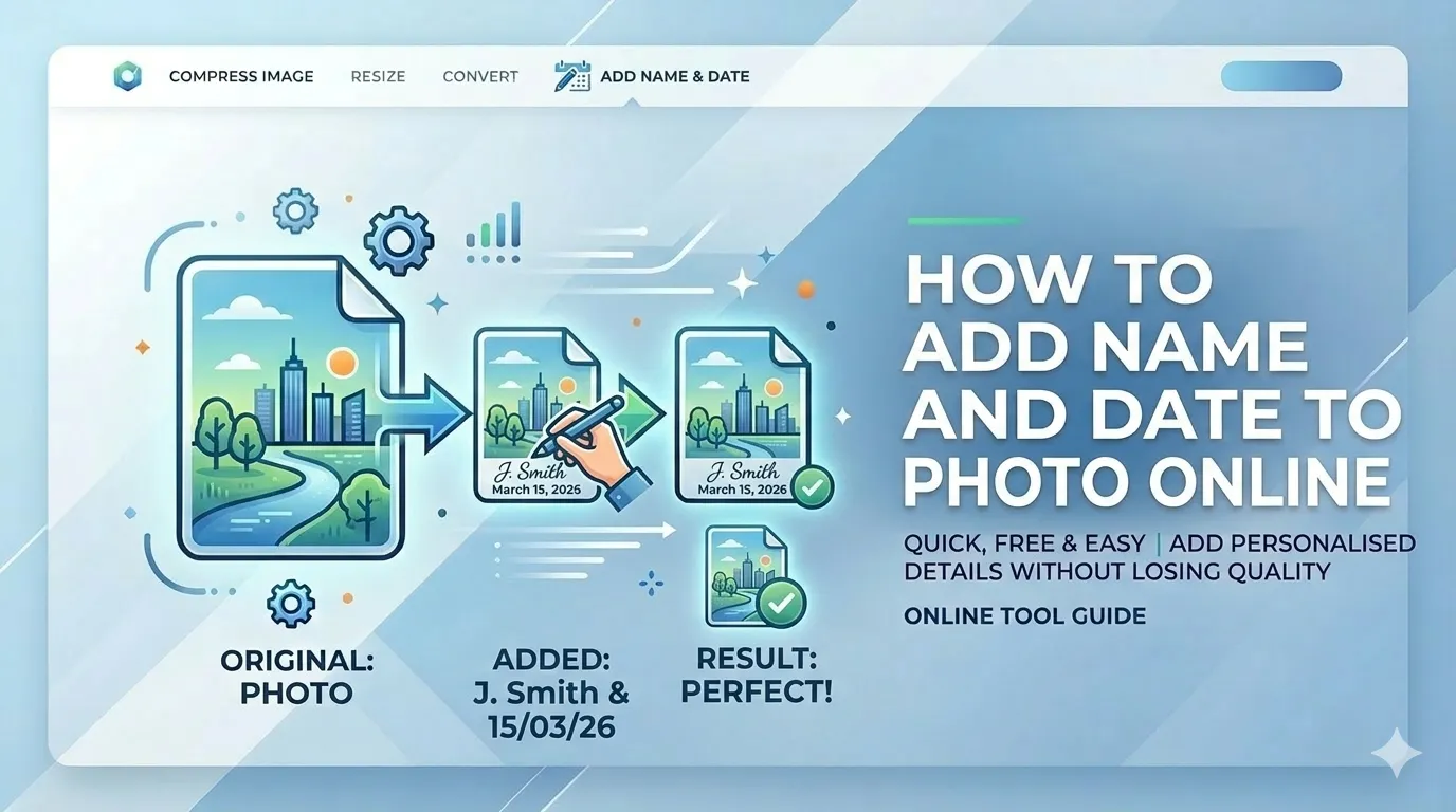 How to Add Name and Date to Photo Online Free - SSC & Govt Jobs 2026