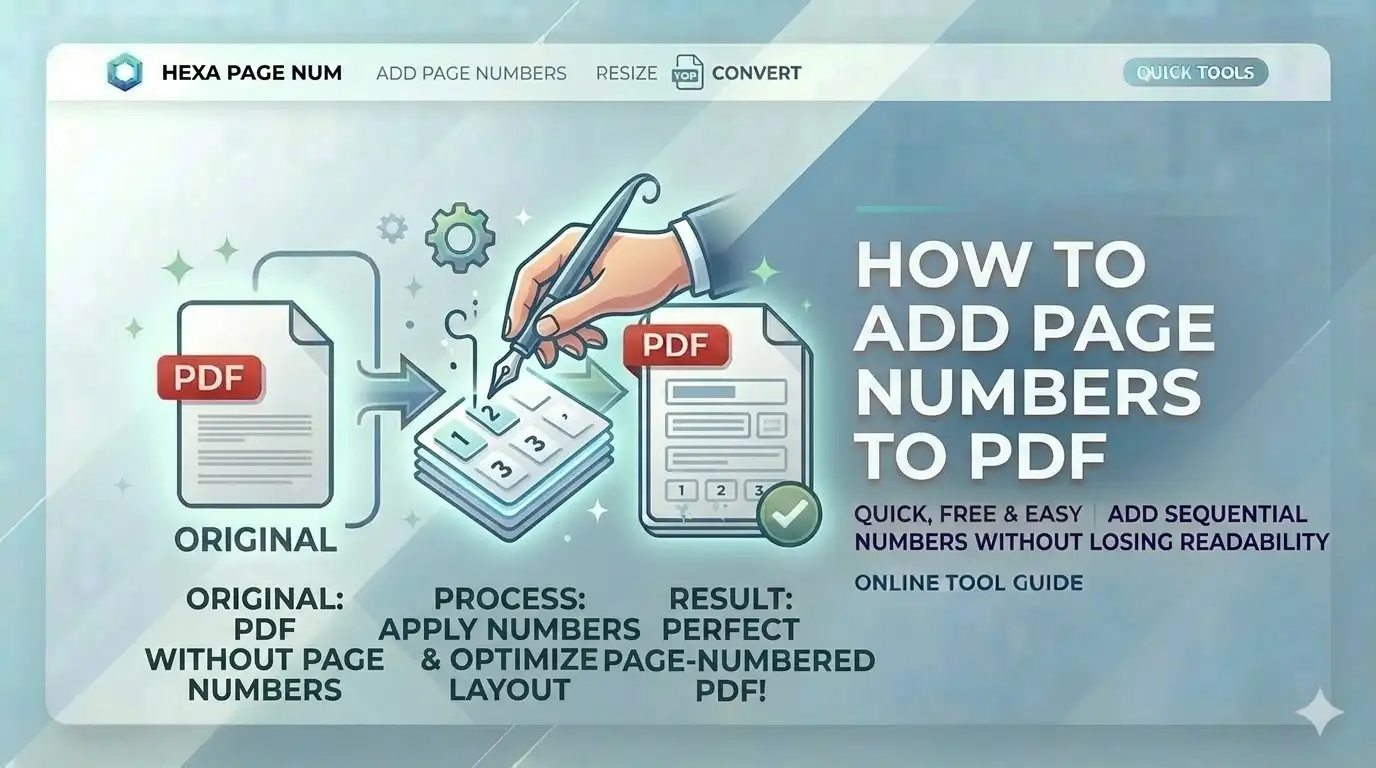 How to Add Page Numbers to PDF Online Free - Official Doc Guide