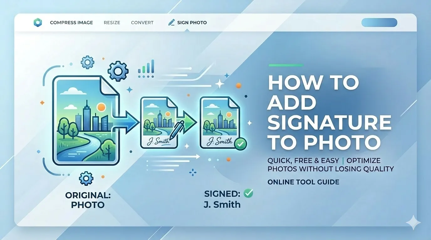 How to Add Signature to Photo Online Free - SSC & Govt Jobs Guide