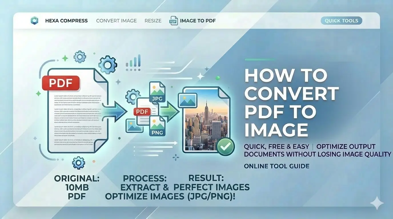 How to Convert PDF to Image Online Free - Guide for SSC & Govt Jobs