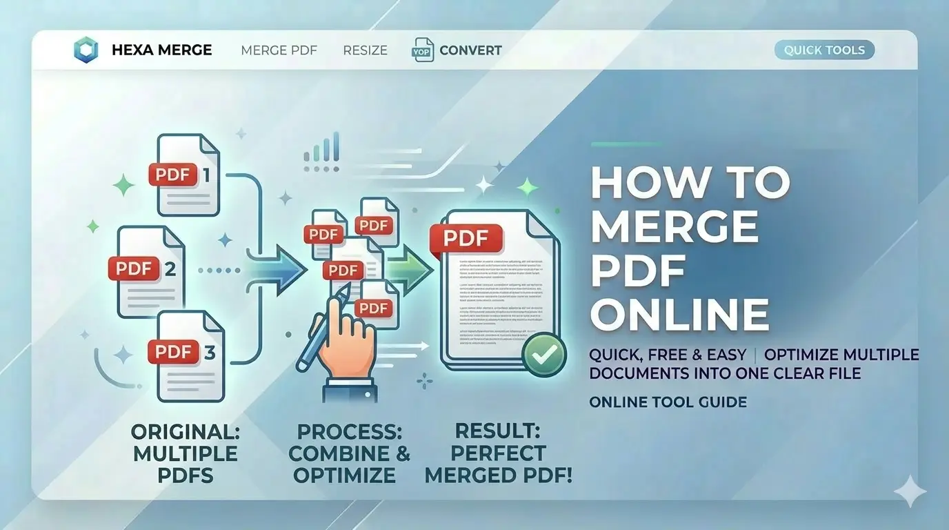 How to Merge PDF Online Free - Combine Documents for SSC