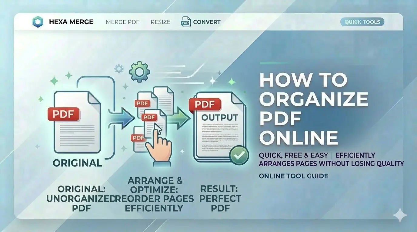 How to Organize PDF Pages Online Free - Reorder & Rotate Guide