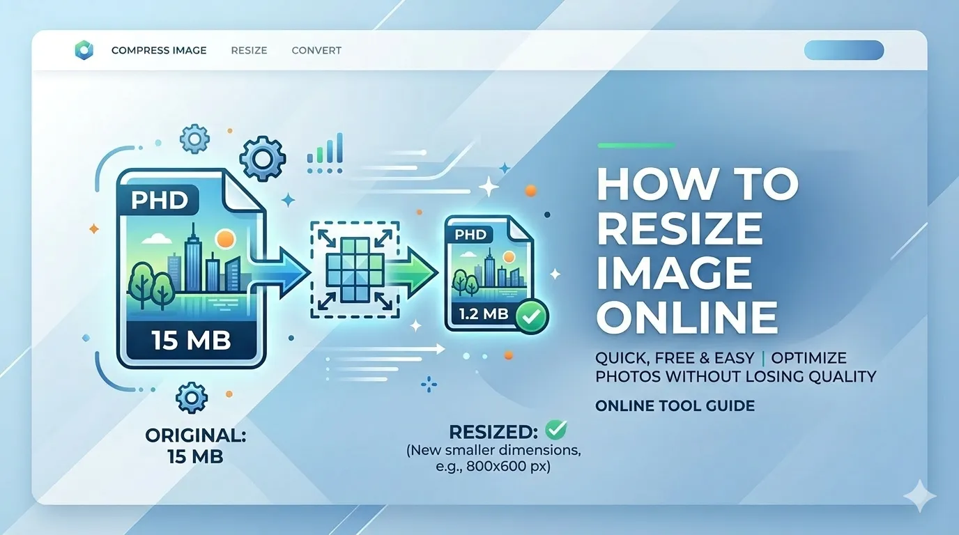 How to Resize Image Online Free - 100KB/200KB for Govt Jobs & Aadhaar
