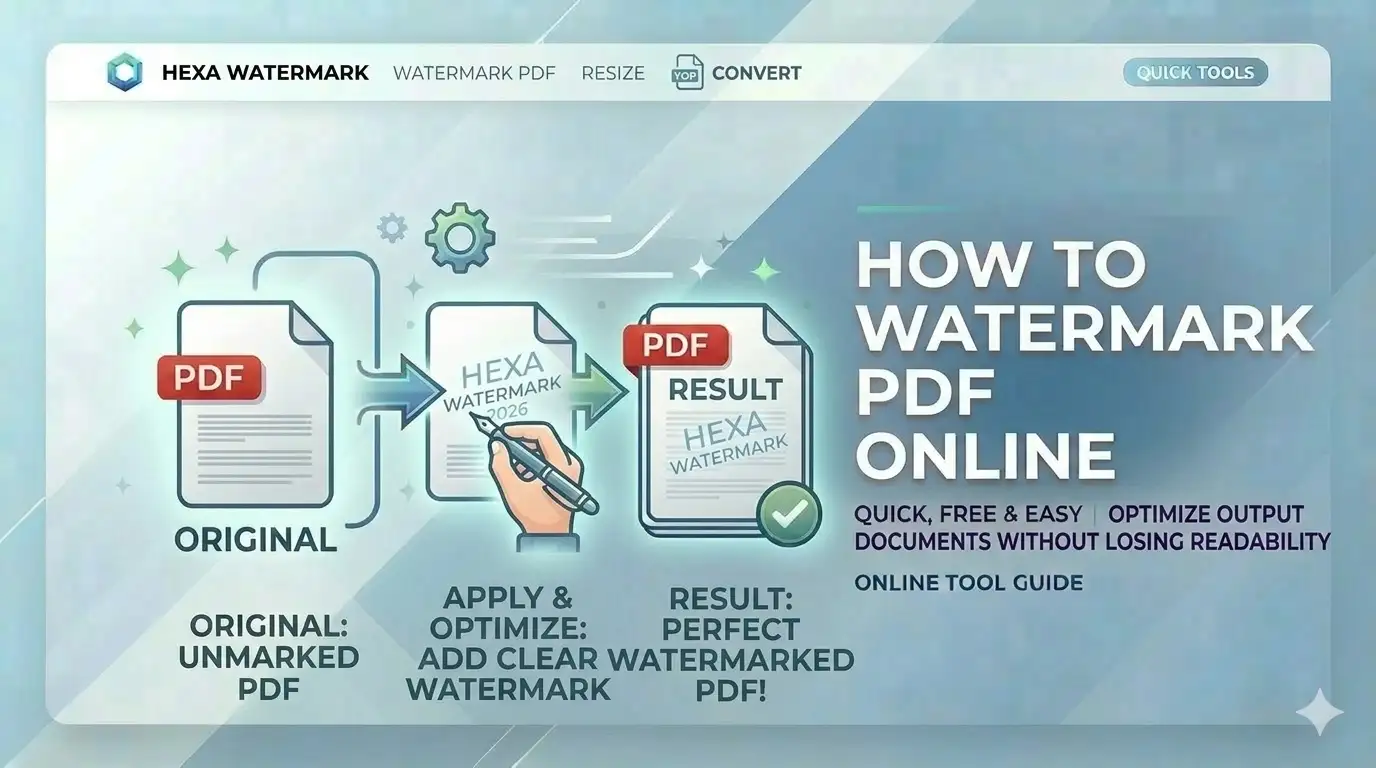 How to Watermark PDF Online Free - Text & Image Guide